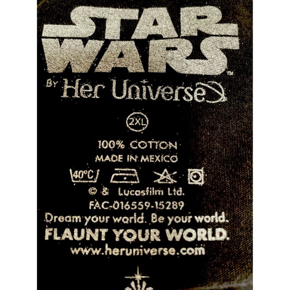 STAR WARS HER UNIVERSE Captain Phasma Troop Leader Black Tank Top 2XL (S156) - Picture 4 of 4